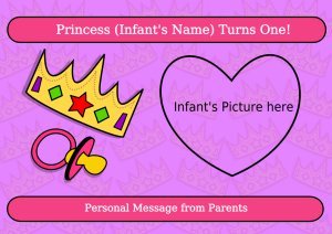 First Birthday Princess