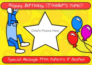 Colorful Birthday Announcement