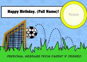 It's A Soccer Birthday
