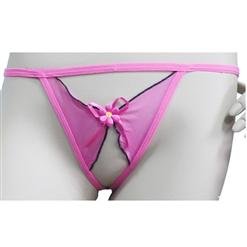 Flower G String Pink