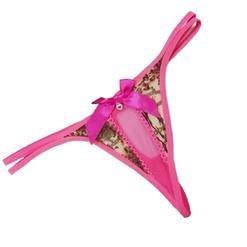 Multi-Print Hot Pink G-string