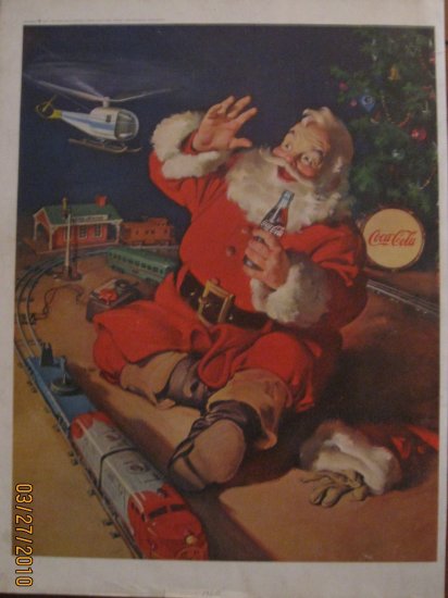Coca-Cola Santa 1962 Authentic Print Ad