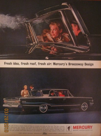 Mercury Monterey Custom S55 1962 Authentic Print Ad