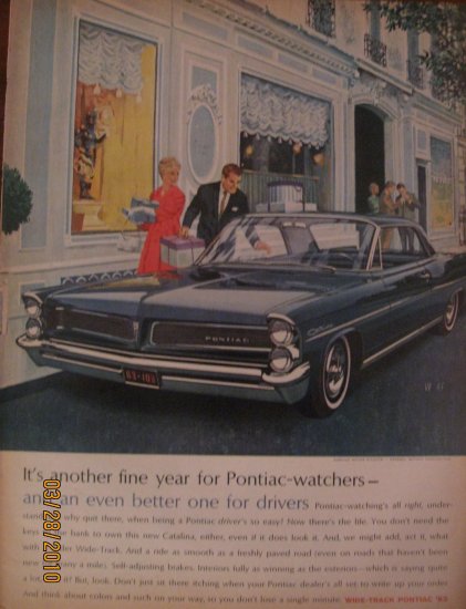 Pontiac Catalina 1962 Authentic Print Ad