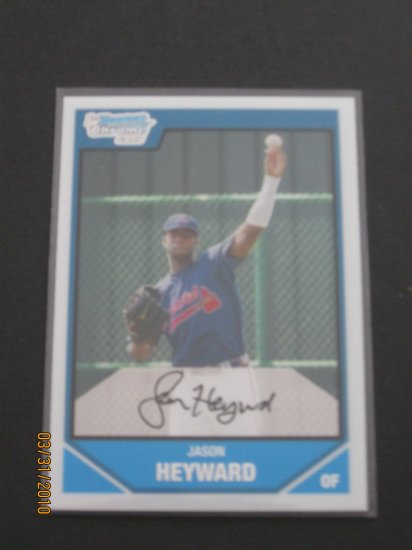 2007 Bowman Chrome #BDPP54 Jason Heyward NM/MT