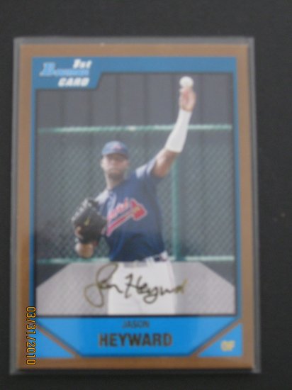 2007 Bowman Gold #BDPP54 Jason Heyward NM/MT