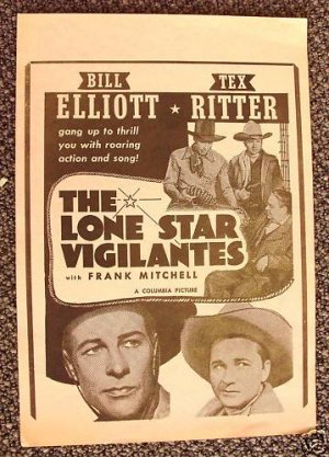 LONE STAR VIGILANTES Poster TEX...