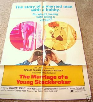 MARRIAGE OF A YOUNG STOCKBROKER Voyeur 1-Sheet POSTER