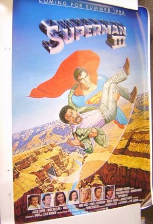 SUPERMAN III POSTER Richard Pryor CHRISTOPHER REEVE 3