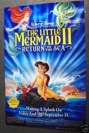 LITTLE MERMAID Return to the Sea ADVERTSING Poster