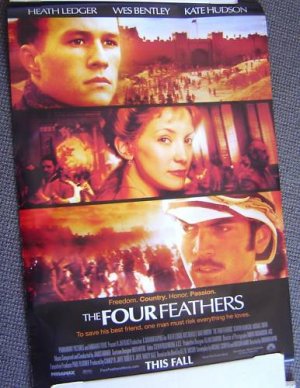 HEATH LEDGER The FOUR FEATHERS Poster WES BENTLEY 2002