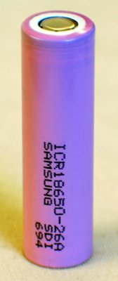 Li-Ion SAMSUNG 18650 3.7V 2.6Ah/2600mAh Battery