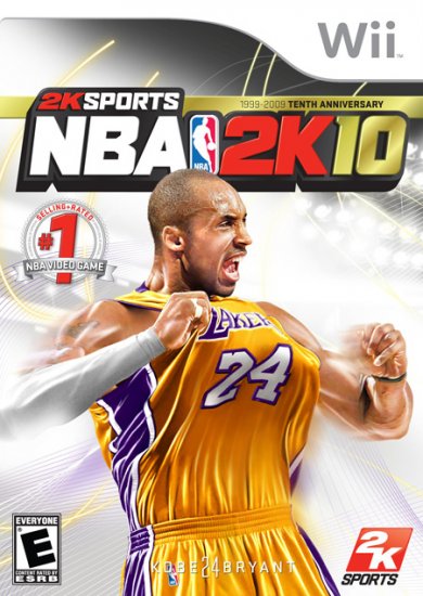 NBA 2K10 for Wii, FREE SHIPPING