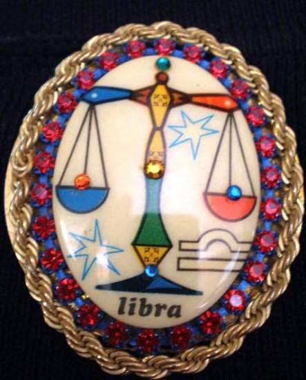 #P011 - Libra Zodiac Pin