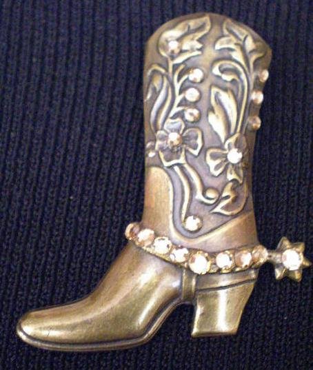 #P013 - Cowgirl Boot pin