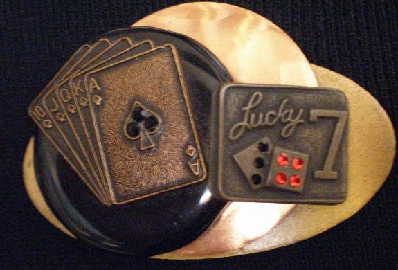 #P015 - Lucky Seven Gamblers Pin