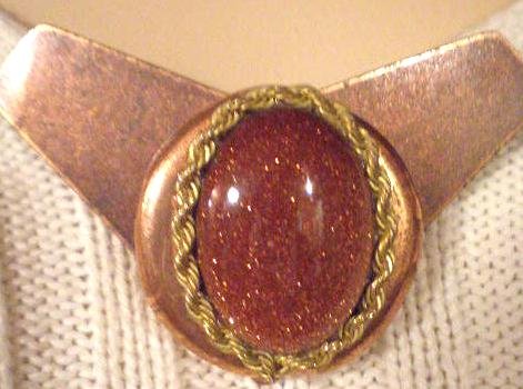 #P008 - Boomerang style Art Deco Pin