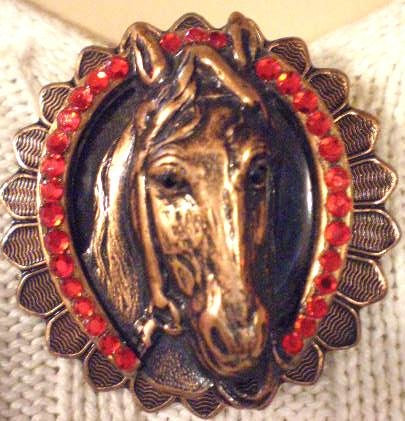 #P032 - Winners Circle Horse Pin