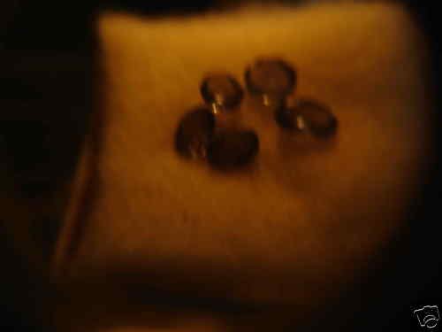 NATURAL ALEXANDRITE,3.80CTW,LOT-DARKGREEN TO RED,5PCS