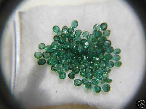 NATURALGRASSGREEN-EMERALD,5CTWLOT-50PCS,ROUNDSHAPE