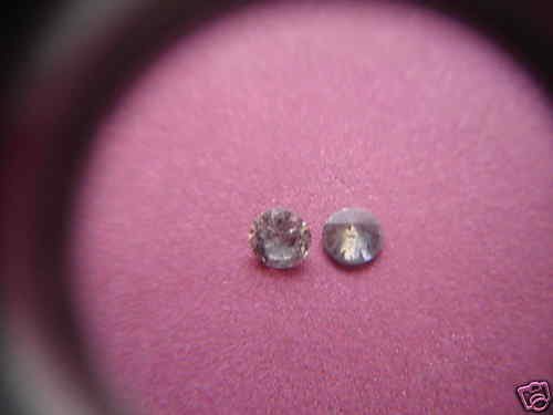 NATURALWHITE DIAMOND,FG-O.50CTSIZEEACH-2PCS,5.2MM