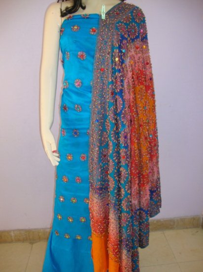 PAKAPPAREL : Unstitched Salwar Shalwar Kameez C10-17-6