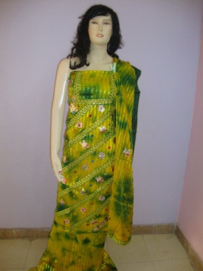 PAKAPPAREL : Unstitched Ubtan Dress Salwar Kameez C10-66-3