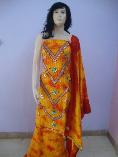 PAKAPPAREL : Unstitched Ubtan Dress Salwar Kameez C10-66-5