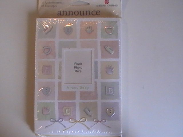 American Greetings New Baby Photo Announcements
