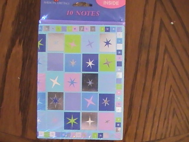 American Greetings Stars Blank Note Cards