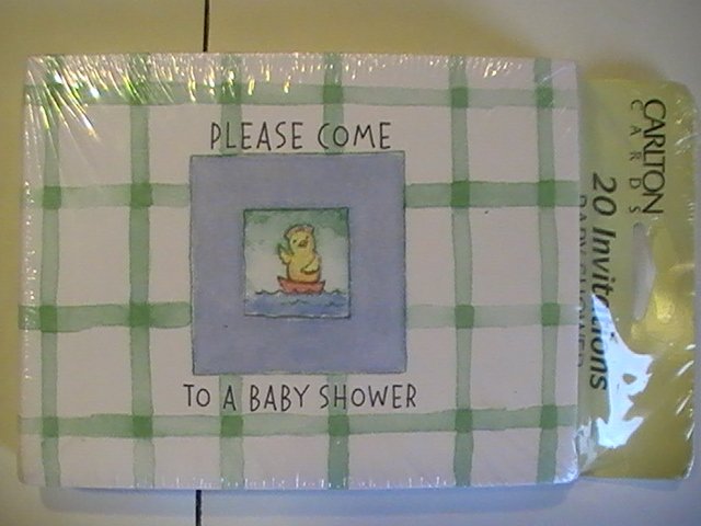 Carlton Cards Cute Baby Shower Invitation Cards