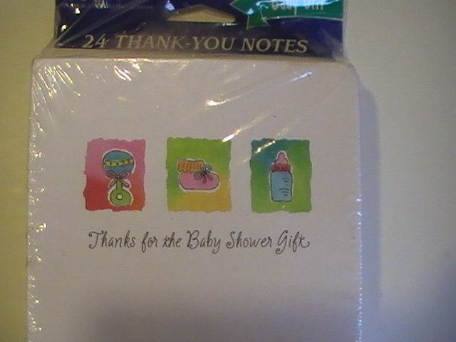 Amer. Greetings Cute Thank You For Baby Gift Note Cards
