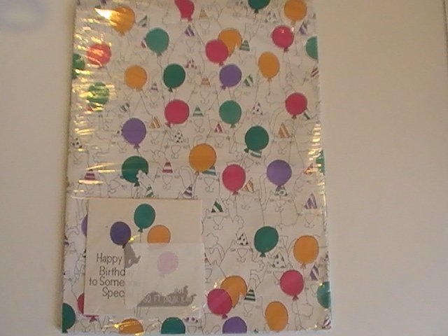 American Greetings Happy Birthday Gift Wrapping Paper