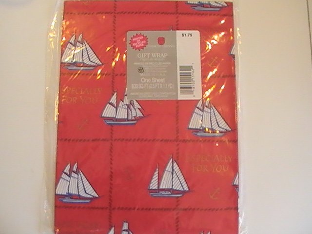 Amer. Greetings Especially For You Gift Wrapping Paper
