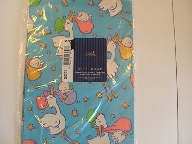 Gibson Cards Baby Shower Gift Wrapping Paper
