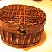 New Elegant Weaved Top Trinket Box w/ Lobster Clasp