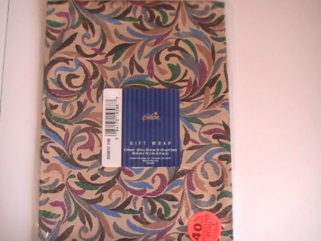 Gibson Cards Gift Wrapping Paper
