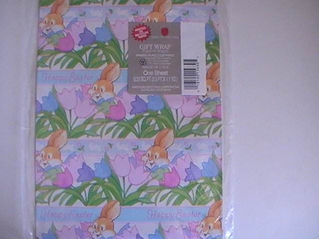 American Greetings Happy Easter Gift Wrapping Paper