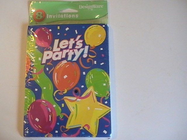 American Greetings Let's Party! Invitation Cards