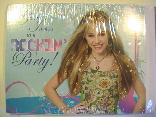 Hallmark Hannah Montana Party Invitation Cards