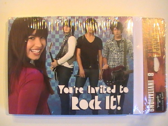 Hallmark Camp Rock Party Invitation Cards