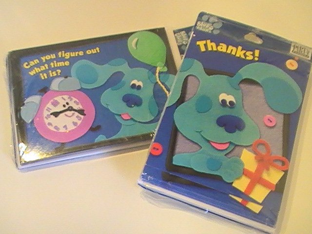 Hallmark Blue's Clue's Birthday Invitations/Thank You's