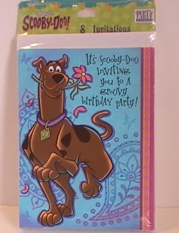 Hallmark Scooby-Doo! Birthday Party Invitation Cards