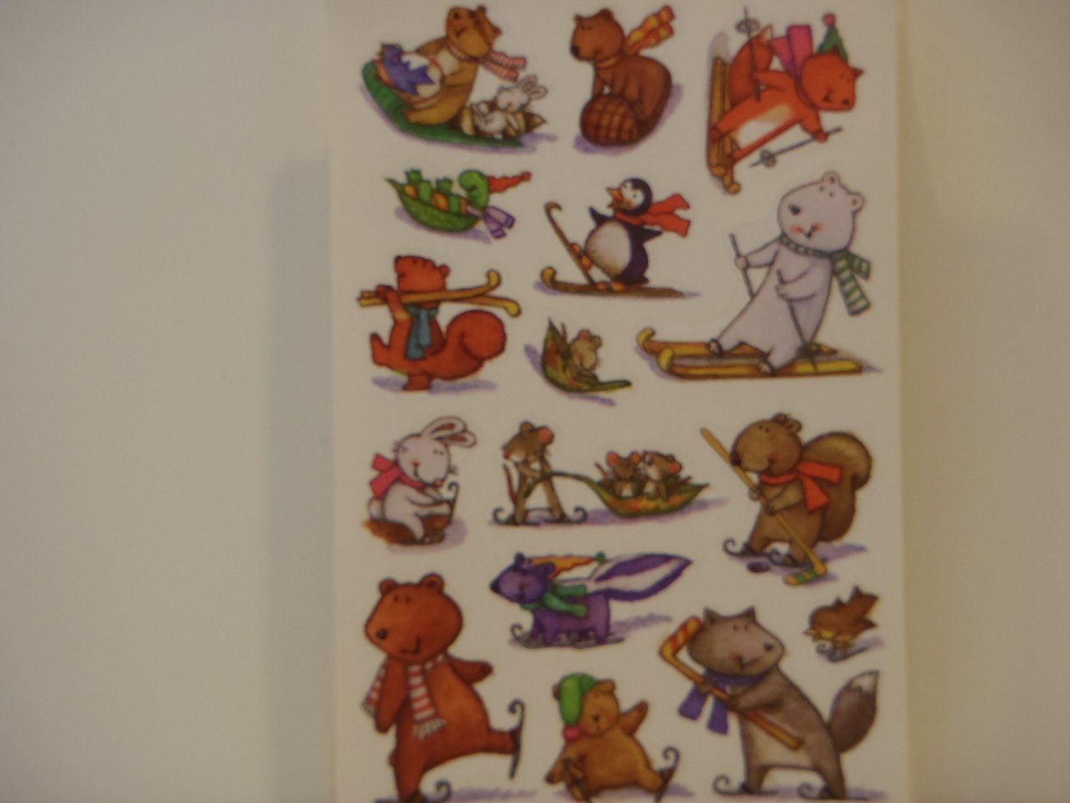 American Greetings Animal Winter Fun Craft Stickers (5 Sheets)