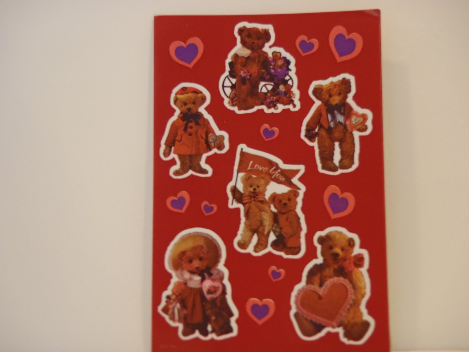 American Greetings Bear Love Craft Stickers (4 Sheets)
