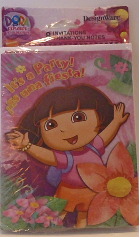 American Greetings Dora Explorer "It's A Party! Invitation Cards