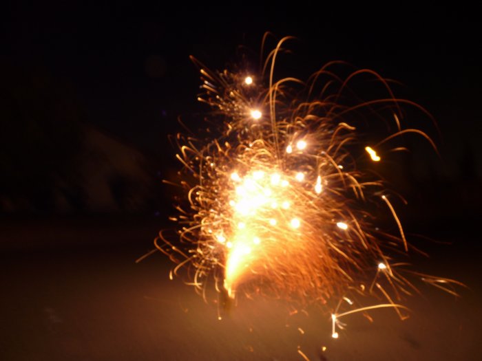 Orange Fireworks