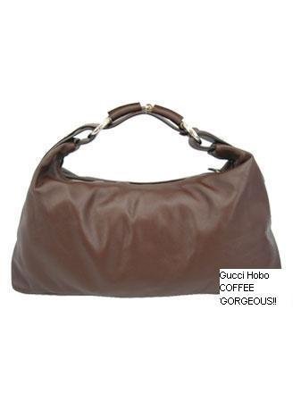 Gorgeous COFFEE Gucci Hobo FREE SHIPPING