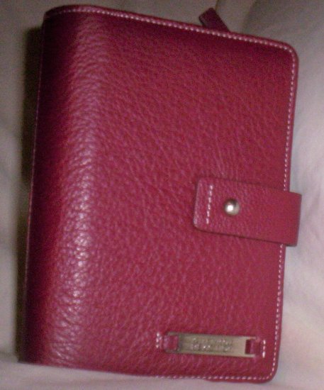 Kenneth Cole Reaction Leather Day Planner/Agneda Wallet in Red