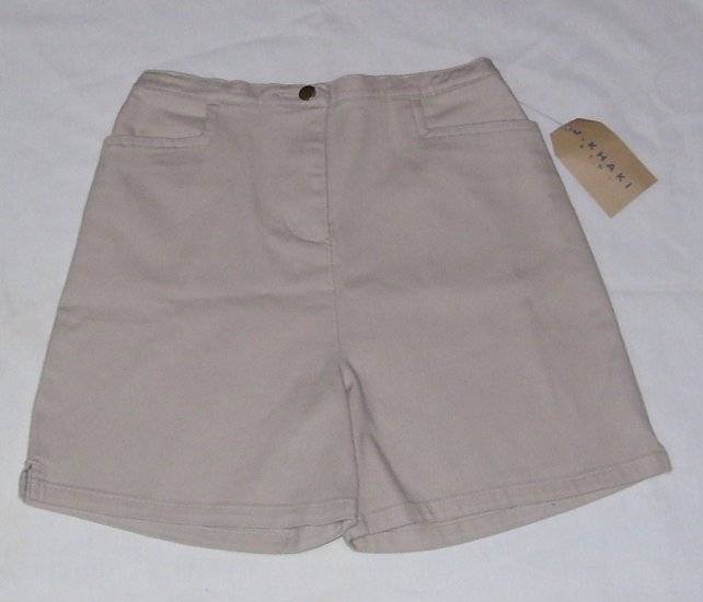 J. Khaki Kids Girls Khaki Shorts Size 6 NWT